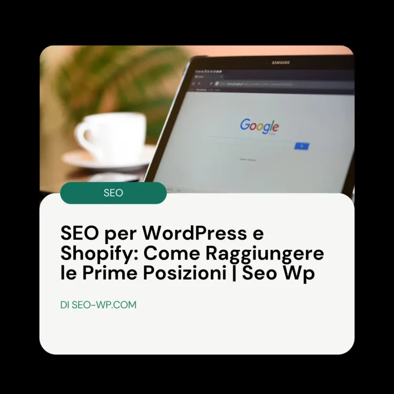 seo per wordpress e shopify