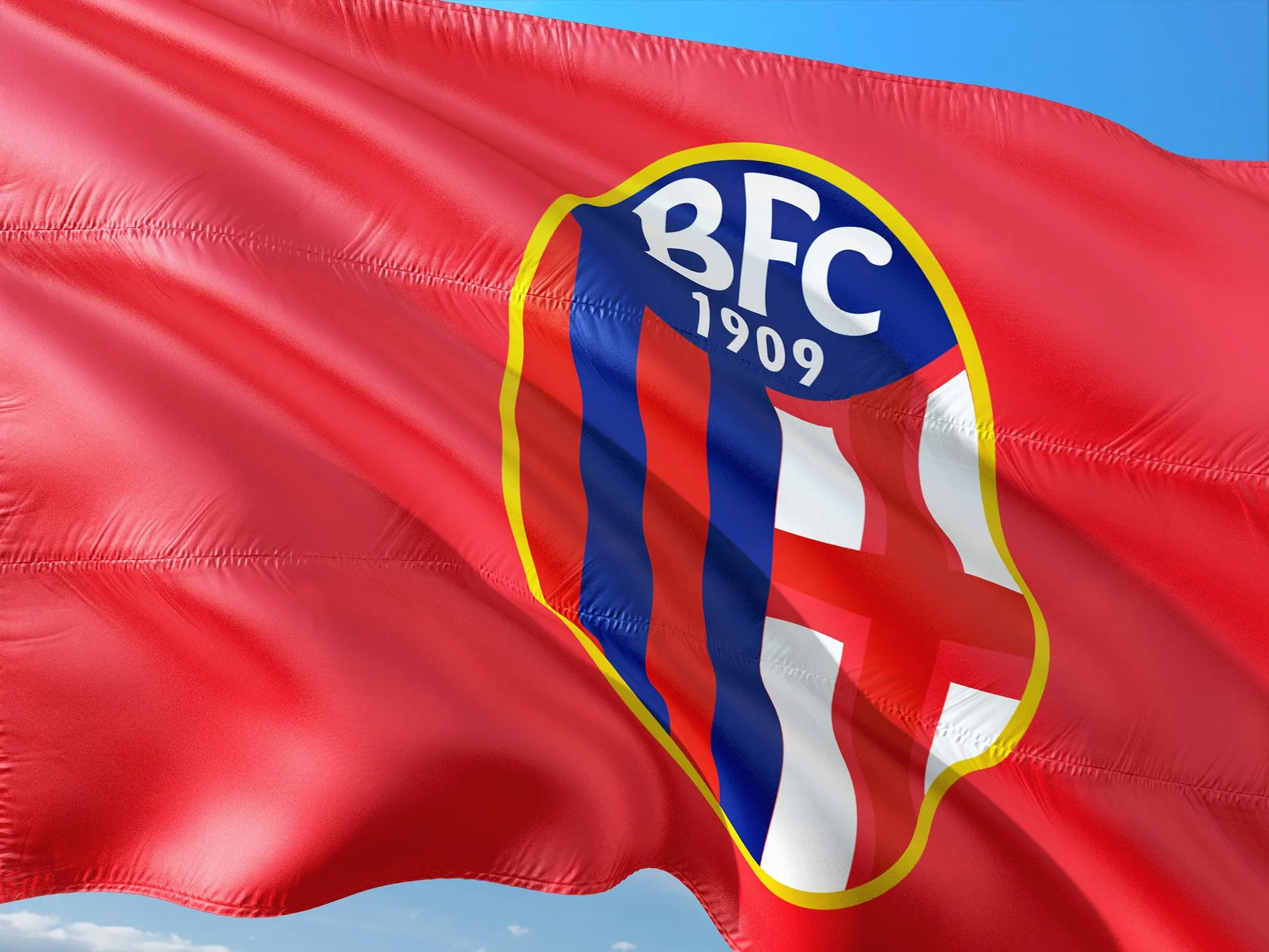 Bandiera del Bologna, specialista seo bologna per posizionare attività in questa bellissima città, bulagna