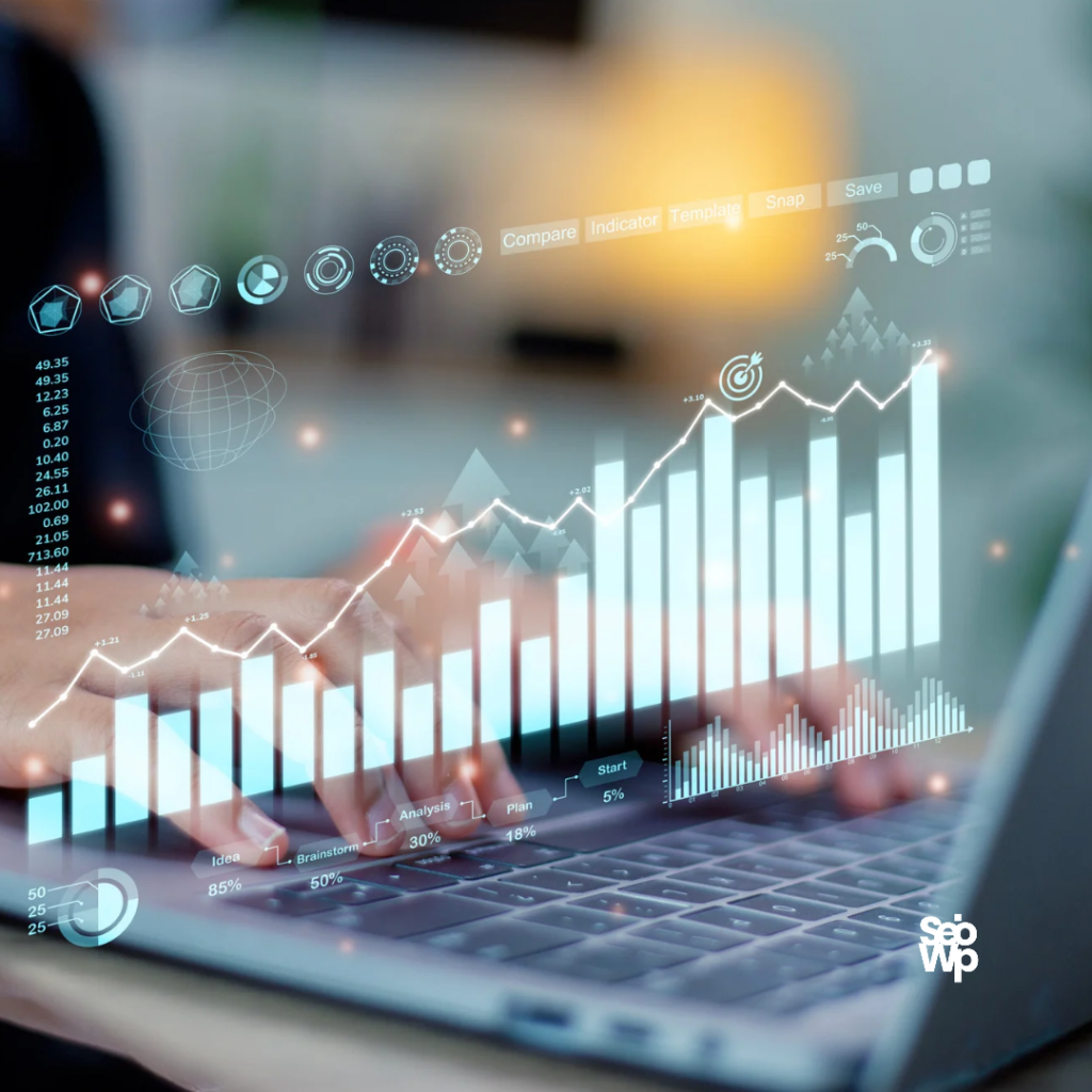 Analisi dei dati, effettuata da intelligenza artificiale, per scrittura seo, grafici e controlli
